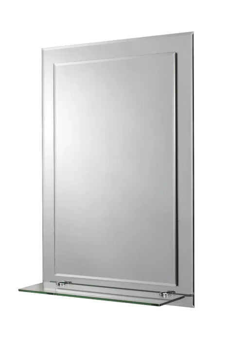 Croydex Flexi-Fix Devoke Rectangular Double Layer Mirror with Shelf - MM700300