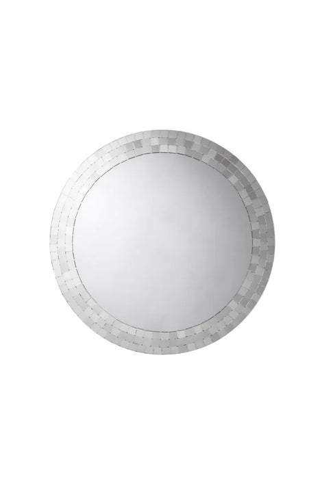 Croydex Flexi-Fix Meadley Circular Mirror with Mosaic Surround - MM700700