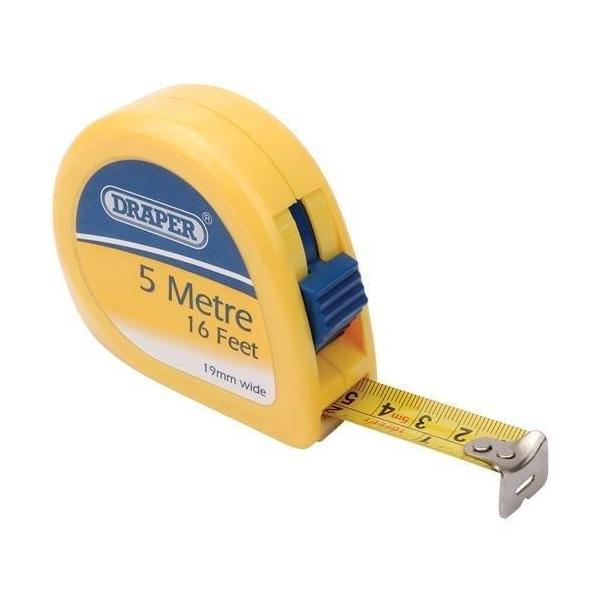 16ft/5m Measuring Tape with Belt Clip - 31958 Draper Tools