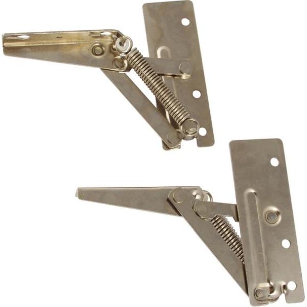 Swing up flap hinges, sprung both sides - 504.43.920 — The Bathroom ...