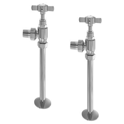 Eastbrook Angle Traditional Valves (pair) with Tails Chrome - 54.0001 Eastbrook Co.