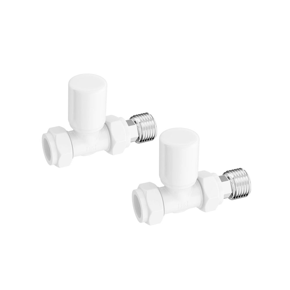 Pattern Valve Straight White - 69088 — The Bathroom Accessory Company