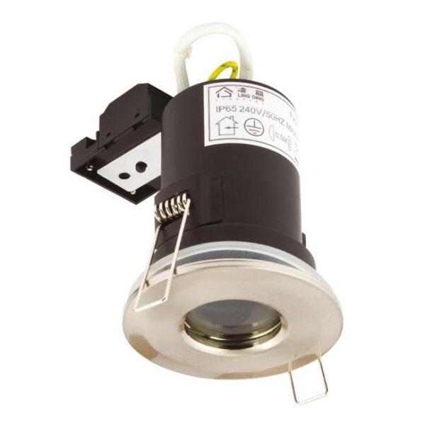 Fire-rated LED downlight, 240V, IP65 rated - 833.12.142 - Matte Satin Hafele