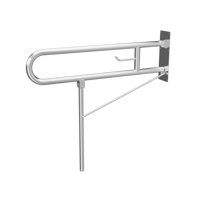 Drop Down Mobility Rail with Leg Satin - GBR012 — The Bathroom ...