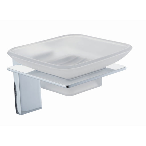 Holly Frosted Glass Soap Dish & Holder - HLY002 Cassellie