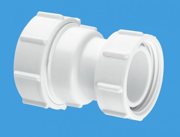 McAlpine Straight Connector Multifit x BSP Coupling nut - T29-LN