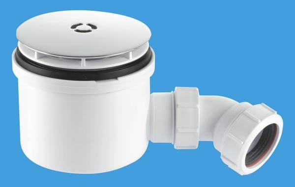 McAlpine 1½" 90mm Hi-Flow Shower Trap - ST90CPB-S-HP2