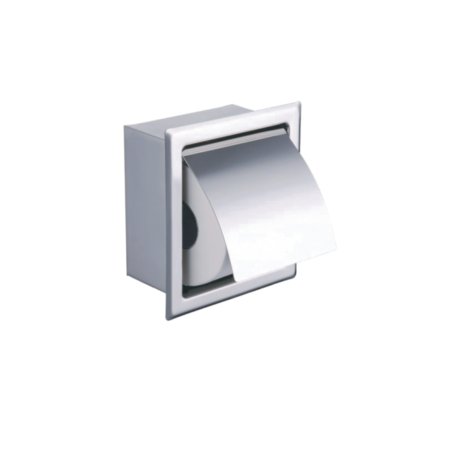 Concealed Toilet Roll Holder (Chrome Plated Brass) - 029.18.001 The Bathroom Accessory Company