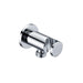 Round Shower Handset Wall Bracket with Outlet - 029.47.003 The Bathroom Accessory Company