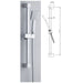 Square Slider Rail Kit Stainless Steel - 029.46.002 The Bathroom Accessory Company