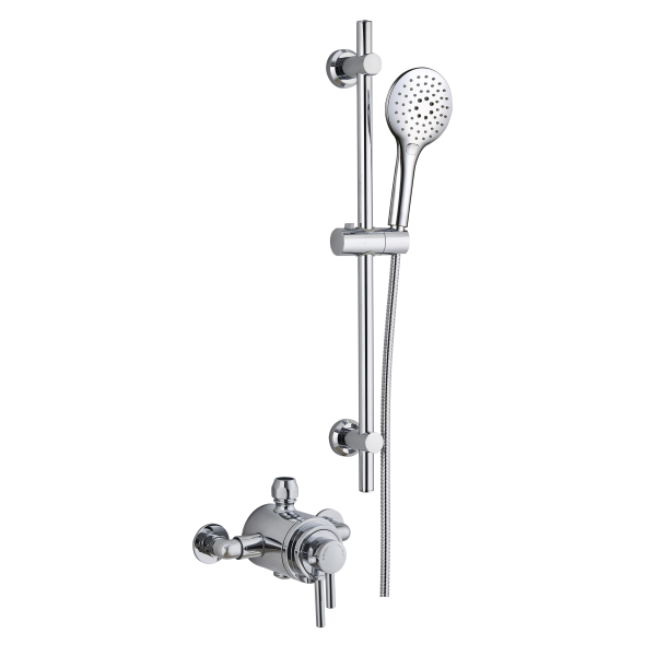 Conwy Concentric Dual Control Shower Valve & Riser Kit - TIS0162 — The ...