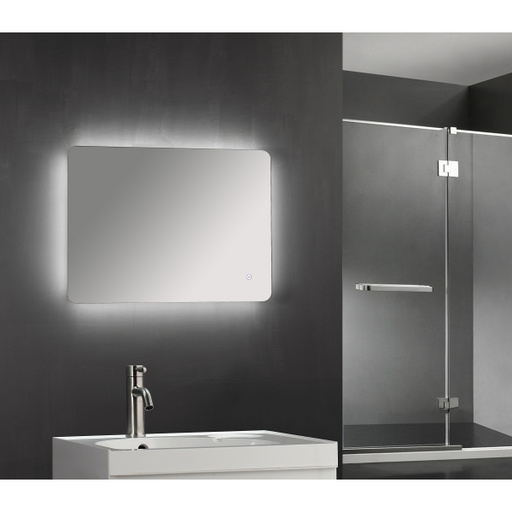 Bea Backlit LED Touch Mirror c/w Demister Pad - 800x600x45mm - TIS3008 Tailored Bathrooms