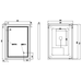 Darcy Orca LED Matt Frame - Mirror Black - 500x700mm - TIS3043 Tailored Bathrooms
