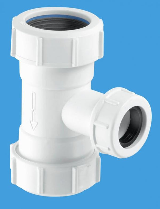 McAlpine Flush Pipe Tee Piece for WC Overflow - V33T-FP