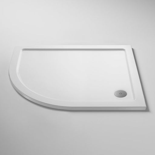 Nuie Pearlstone Offset Quadrant Left Handed Shower Tray 1000mm x 800mm - NTP108 Nuie