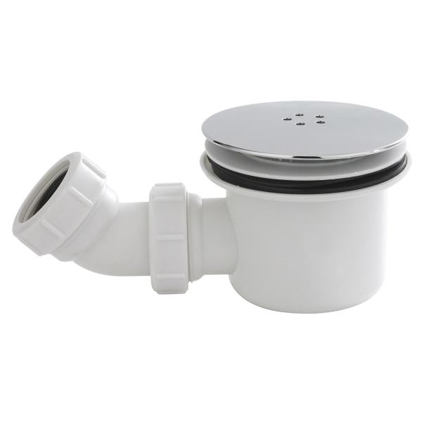 Fast Flow 90mm Shower Waste with Knuckle - 020.59.001 The Bathroom Accessory Company